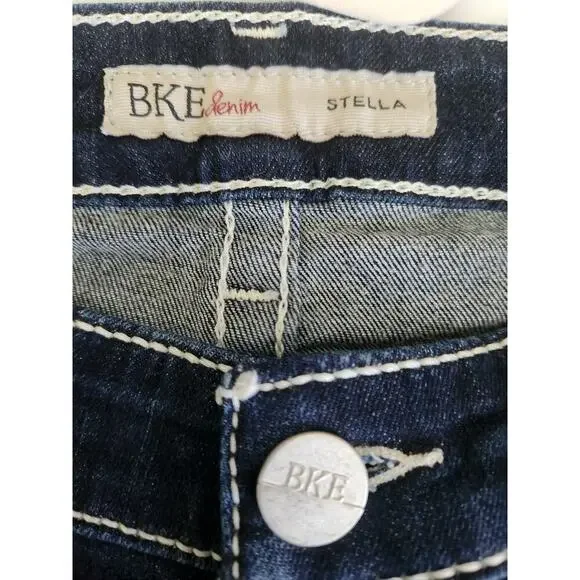 BKE Stella Bootcut Jeans Women's 29×31.5 factory distressing preppy rodeo - Picture 6 of 11